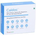 CALDOC – Plant Calcium, Vitamin D3 with Natural Extracts (60 Tablets)